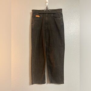 Mens Empyre brown baggy loose fit Skate Jeans size 32